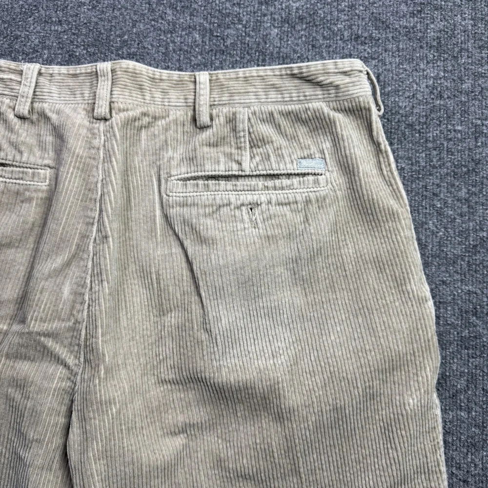 Woolrich Corduroy Pants Mens 38x30 Tan Beige Straight Leg Outdoor Retro